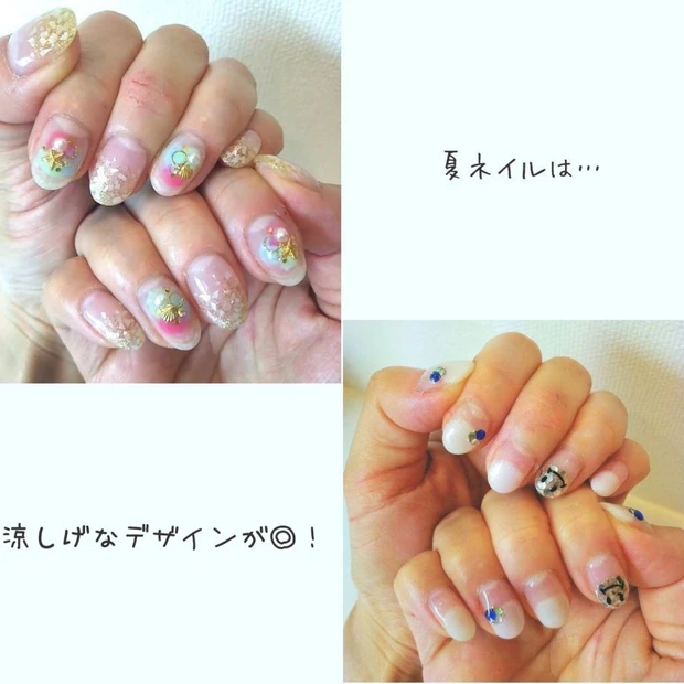夏ネイルは涼しげなデザインに!オススメのデザインをご紹介♡