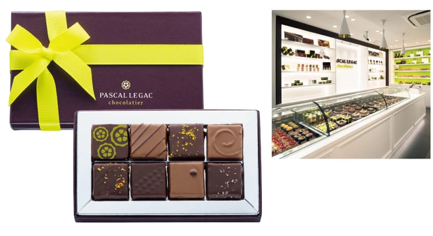 「東京赤坂にある店舗は世界2号店だそう」ボンボンショコラ詰め合わせ8個入 ￥3456