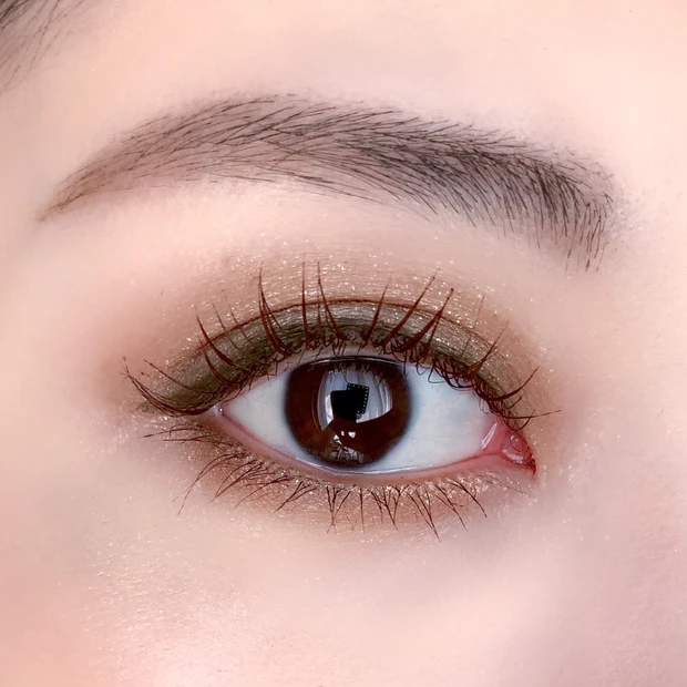 【秋コスメ】ブルベもOK！キャンメイク限定アイシャドウでつくるカーキメイクのポイント【1,000円以下！】_5_2