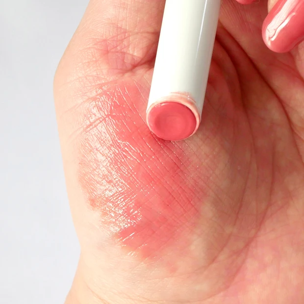 キャンメイク(CANMAKE) むちぷるティント 02 モモ スウォッチ 新作コスメ