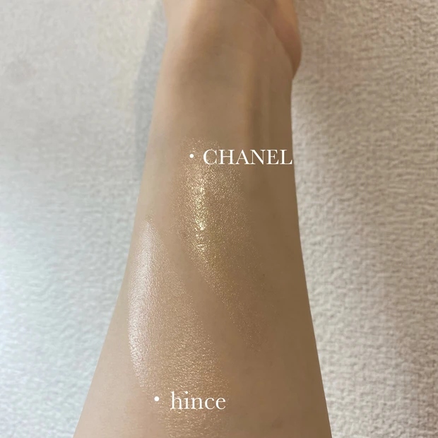 hinceライトとCHANELのスカルプティング