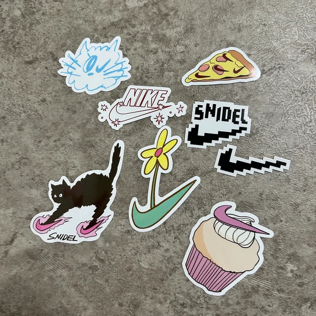 フェイス スタイリスト ノベルティステッカー