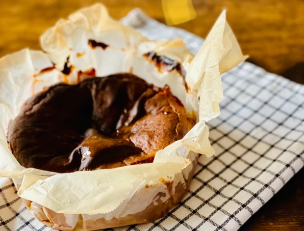 『簡単腸活レシピ』焼き芋を使ったバスクチーズケーキ。MAQUIAを見て作ってみたレポ。_4_1