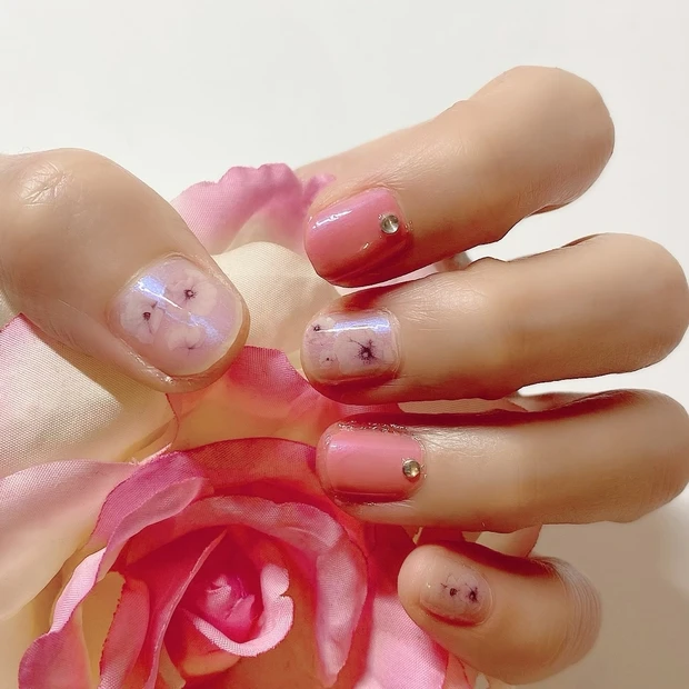 指先から春⭐︎100均で作る【桜ネイル】は初心者でも簡単・高見え・時短の三拍子!_5