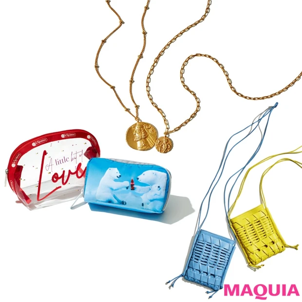 レスポの新作ポーチ、マリハのコインペンダントほか、今すぐ買いたいおしゃれ…