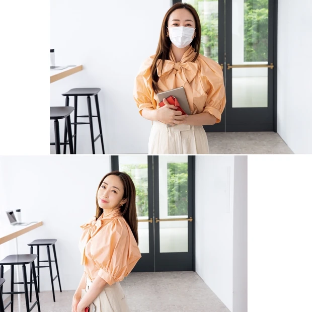 神崎 恵流・マスクメイクの極意を伝授！ 超薄肌と太眉で美人見せ