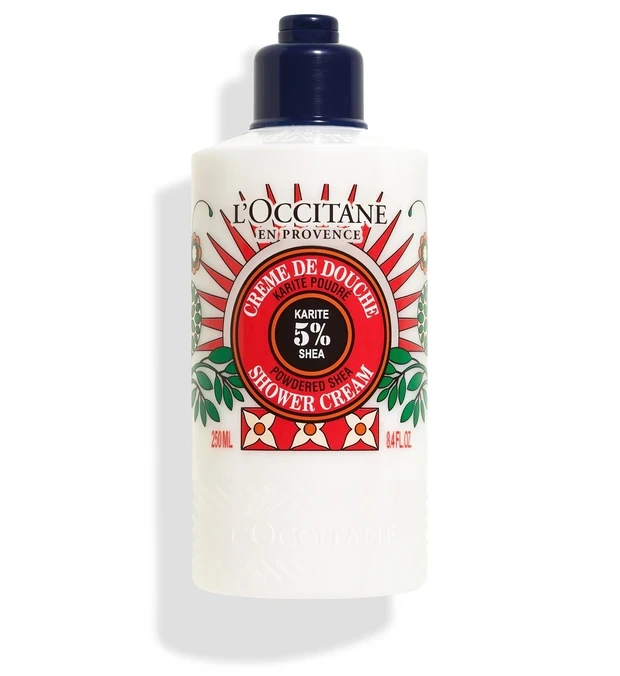 【クリスマスコフレ&ホリデー限定品2023】ロクシタン ルミナスパウダーシア シャワークリーム 250mL ¥3410