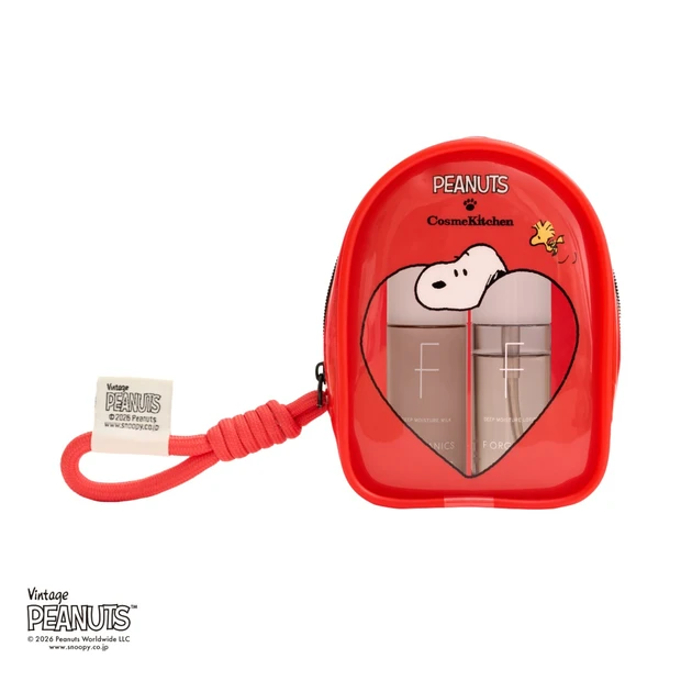 ＜PEANUTS＞ディープモイスチャー トライアルキット（ポーチ入り）