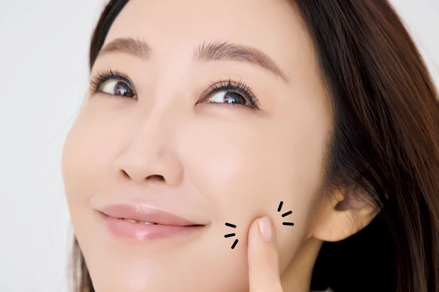 神崎恵さん直伝 KANEBO カネボウ ライブリー スキン ウェアⅡの塗り方 完成