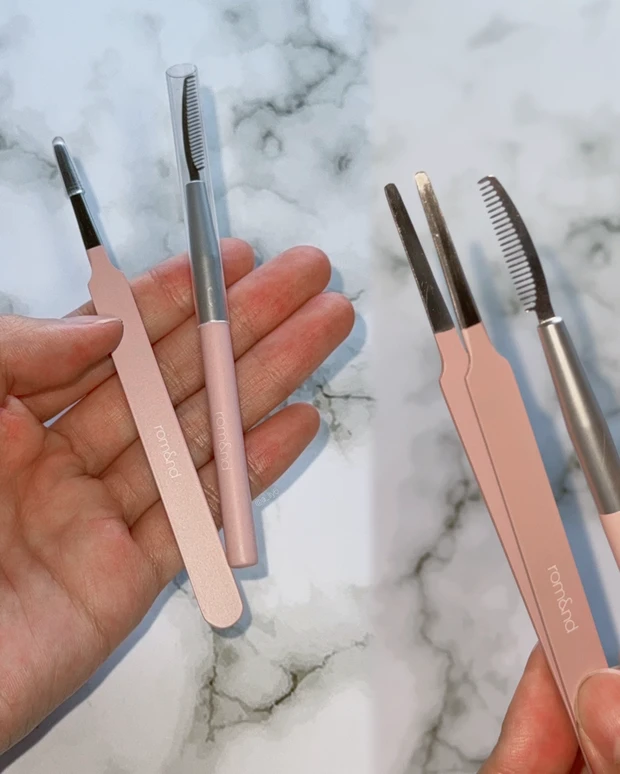 ロムアンド 韓国 romand rom&nd メイク ツール 道具 パフ ブラシ ドンキ 限定 日本 プチプラ ピンク