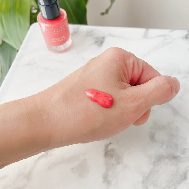 【本当にワンコイン？】3COINS「and us」ホリデーコレクション🎄リキッドチーク❤️_3_1