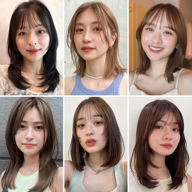 ヘア ヘアスタイル ヘアカタログ 伸ばしかけ ロブ ミディアム