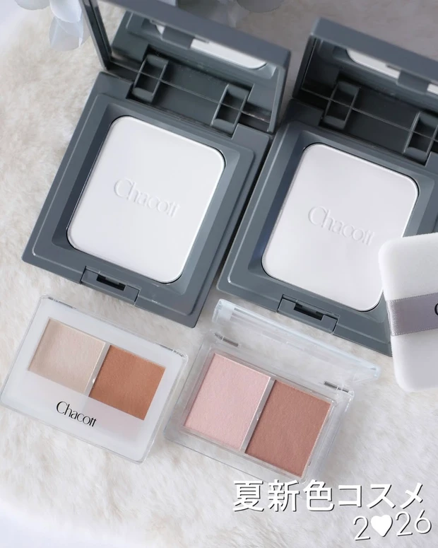 チャコット 2026年 夏コスメ パウダー、アイシャドウ新色