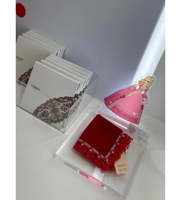 近沢レース店 × KISSME コラボ タオルハンカチ