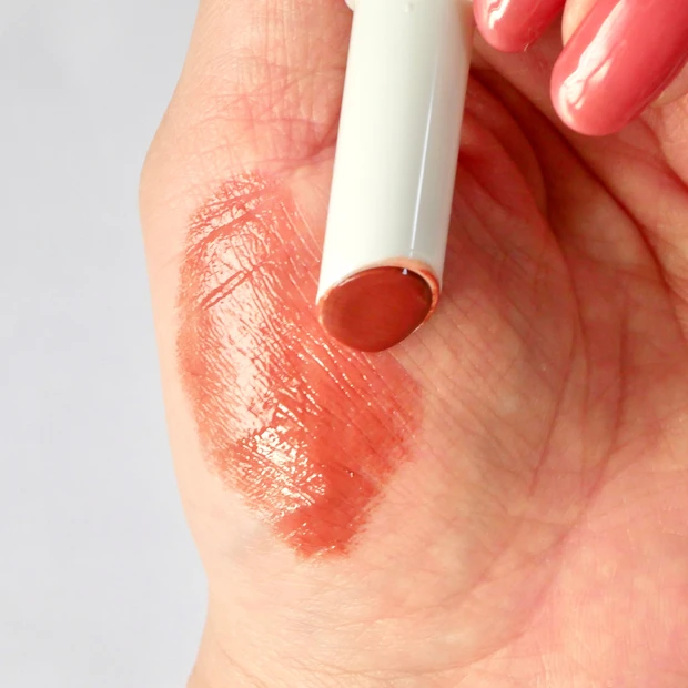 キャンメイク(CANMAKE) むちぷるティント 01 バタースコッチ スウォッチ 新作コスメ