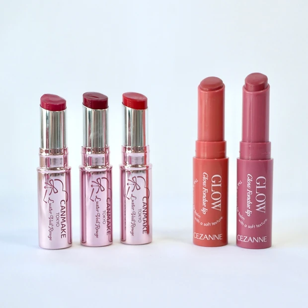 キャンメイク 新作 ラスターヴェールルージュ セザンヌ グロウフォンデュリップ 比較