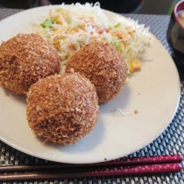 揚げてないからヘルシーでお手軽に作れるコロッケ！！