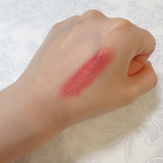 アクセーヌ リップケア ルージュ PK02のスウォッチ②