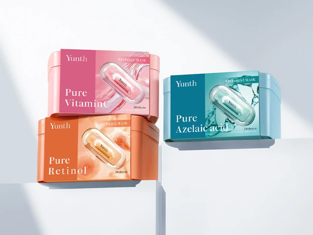 Yunth（ユンス）の生美容液シートマスク「Pure Mask」シリーズに初の大容量28枚入りボックスが新登場！