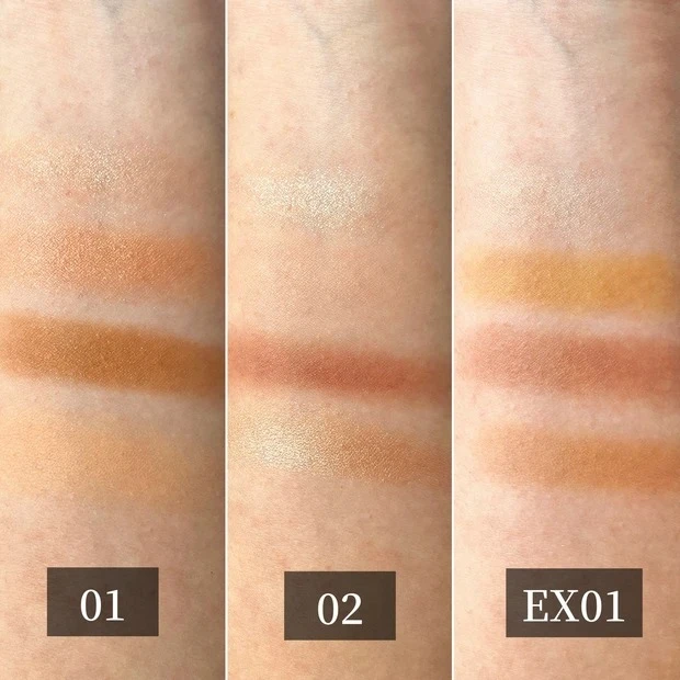 2024年夏新色アイシャドウ_to/one ペタル フロート アイパレット カラー_スウォッチ