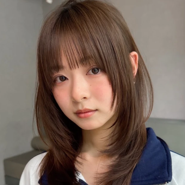 【ミディアムレイヤー】ハイレイヤーで旬顔に！ 透明感カラーの今っぽカジュアルヘア