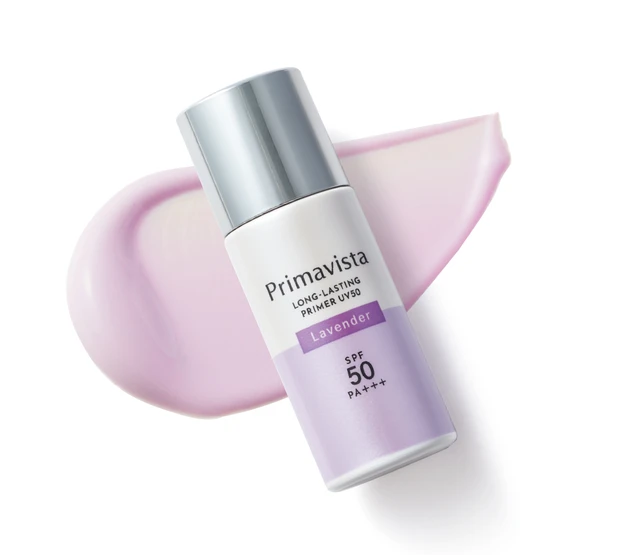 プリマヴィスタ スキンプロテクトベース 皮脂くずれ防止 UV50 ラベンダー SPF50・PA+++ UV耐水性☆ 25㎖ ¥3080(編集部調べ)/花王