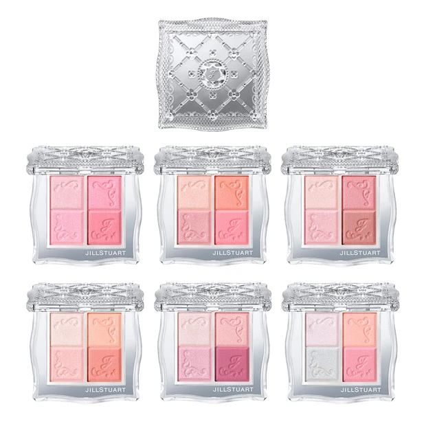 ジルスチュアート クチュール ミックスブラッシュ コンパクト 01 daydream dress 02 early bloom 03 rosy horizon 04 peppy peach 05 midnight minuet 101 lace illusion