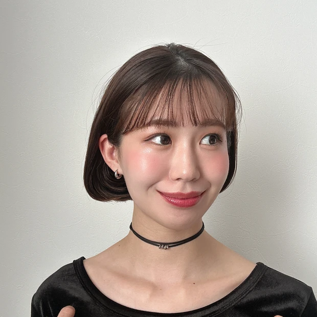 ミニボブ　大人ボブ　ミニボブアレンジ　ボブアレンジ　ボブスタリング　耳掛けボブ