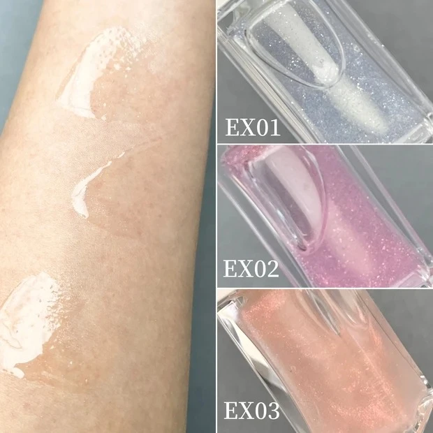 2024年夏新色リップ_スナイデル ビューティ ピュア リップ シマー オイル_スウォッチ