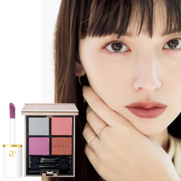 ブラウン1色でカジュアル陰影Eyeに！眉バランスと一重、奥二重メイクバラ…