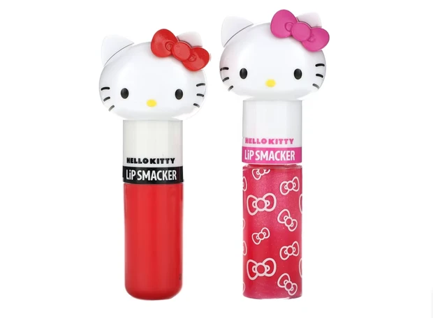 サンリオ コスメ コラボ Lip Smacker ハローキティ リップクリーム&グロス iHerb