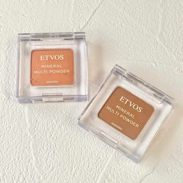 エトヴォス　ミネラルマルチパウダー　口紅　チーク　アイシャドウ