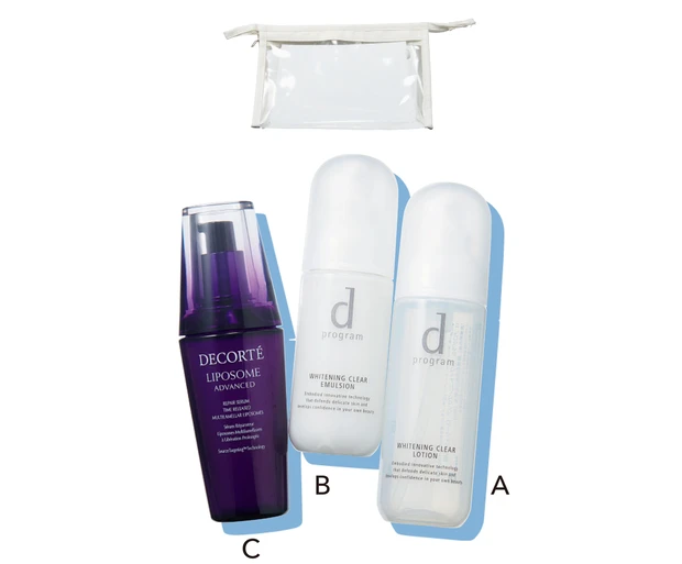 貴島明日香さんのスキンケアポーチ