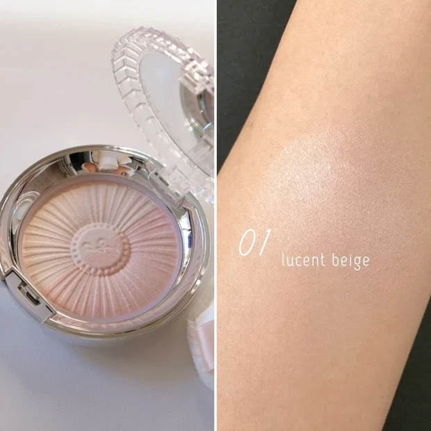 ジルスチュアート　デュアル ルーセントグロウ セッティングパウダー 01