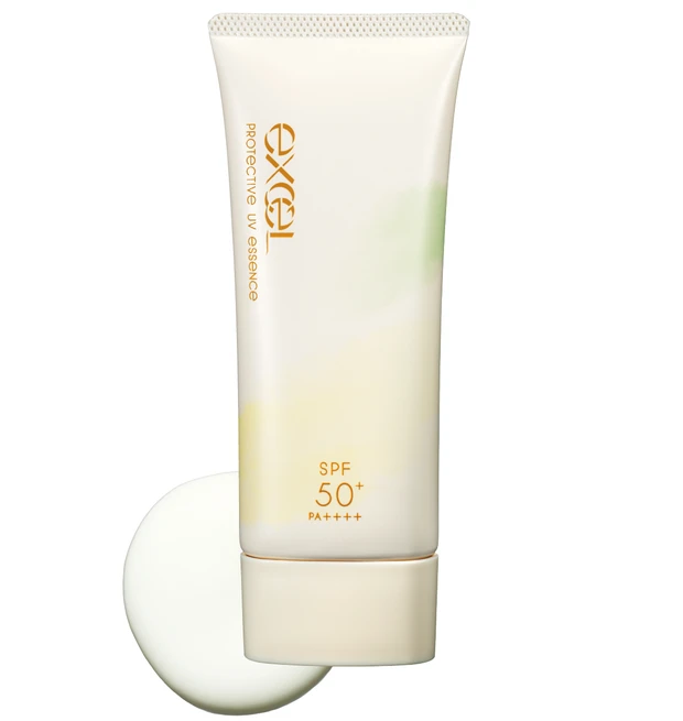 【おすすめ日焼け止め2024】エクセル プロテクティブ UVエッセンス SPF50+・PA++++ UV耐水性★★ 60g ￥1540（編集部調べ）／常盤薬品工業（3月19日発売）