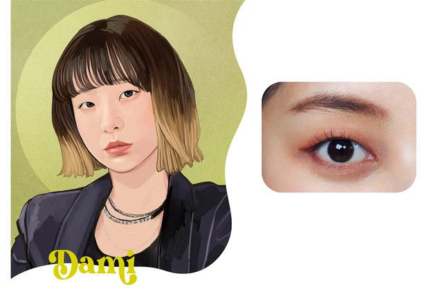 丸目の一重メイクのやり方