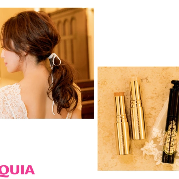 神崎恵さんが指南！ 全方位美しい、立体感命の花嫁メイク