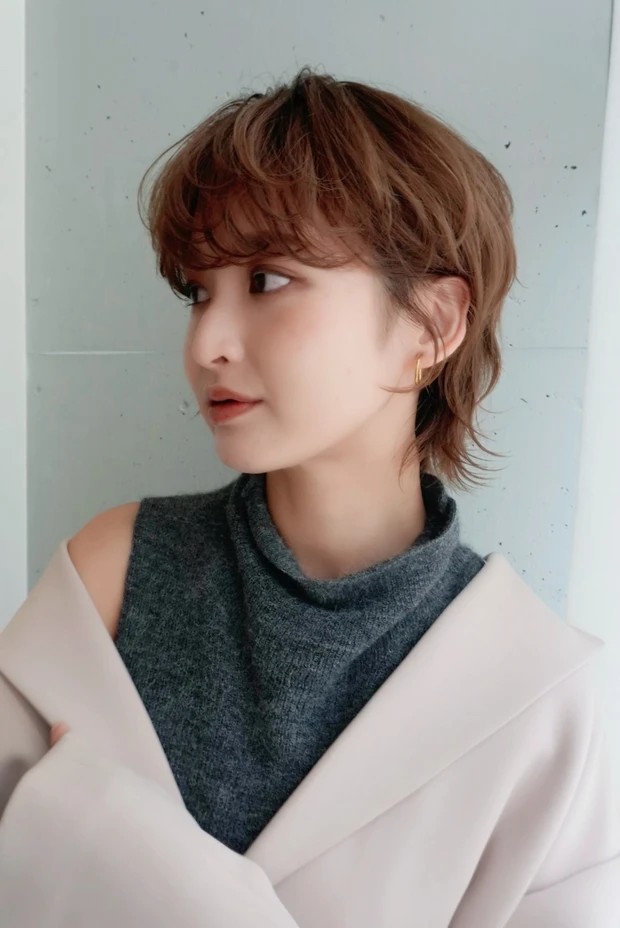 開運ヘア 2026年　髪型　ショート　ショートヘア　小顔ヘア　サイド　MUKU　石原萌