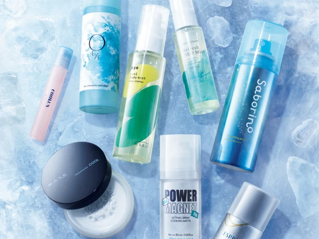 【猛暑を乗り切る冷感コスメ８選】体感温度を下げて夏のメイク＆セルフケアをもっと楽しく！