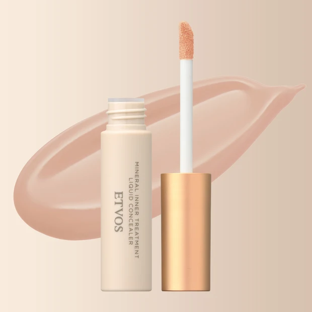 エトヴォス ミネラルインナートリートメントリキッドコンシーラー アイボリーベージュ　中野明海メイク