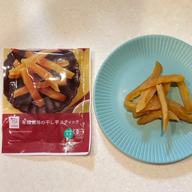 ローソン有機栽培の干し芋スティック