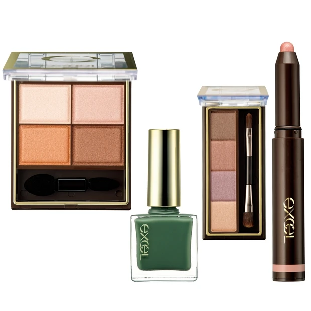 コントラストで遊ぶエクセルの春コスメ。人気アイパレットの限定色も必見!【…