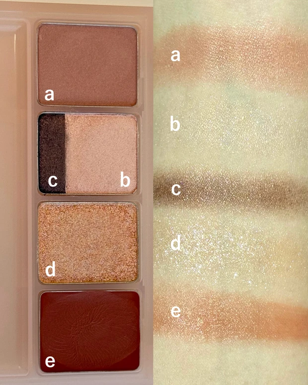 推しコス　マキアエディター　Fujiko　フジコ　マルチイージーパレット　03　エモーショナルヌード　マルチパレット　スウォッチ