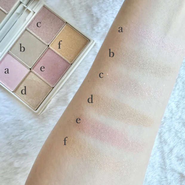 THREE Holiday Collection Palette スウォッチ