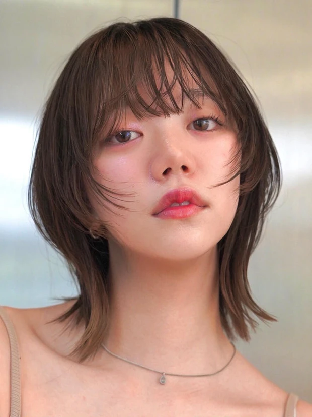 ショート ショートボブ 前髪あり ミニボブ ウルフボブ