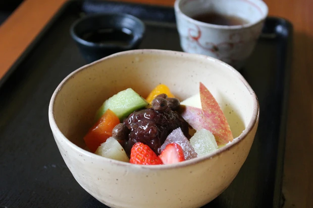 ASUKA　ひとリート　半日　リトリート　都内　穴場　カフェ自由が丘　カフェ　古桑庵　あんみつ　メニュー