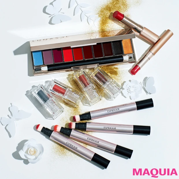 進化系リップで新しい自分に！ 10色パレット、水系リップ、クッションルー…