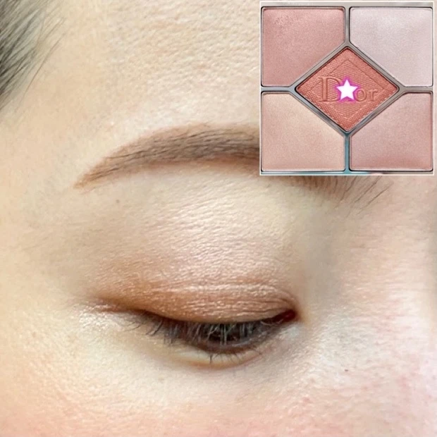 【Diorオンライン限定】サンククルールクチュール#022アイシャドウパレット塗り方~金曜夜のぶっちゃけ美容#11~_5_2