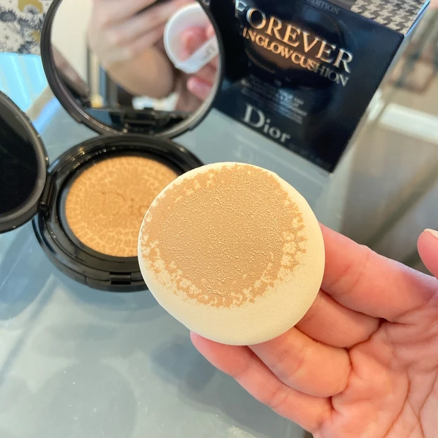 【可愛すぎてパケ買い😍】のはずが、使い心地の良さにベタ惚れしたクッションファンデ✨「ディオールスキン フォーエヴァー グロウ クッション」💕_2_2