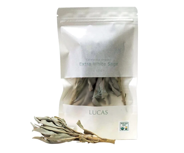 エクストラ・ホワイトセージ 10g ￥1100／LUCAS